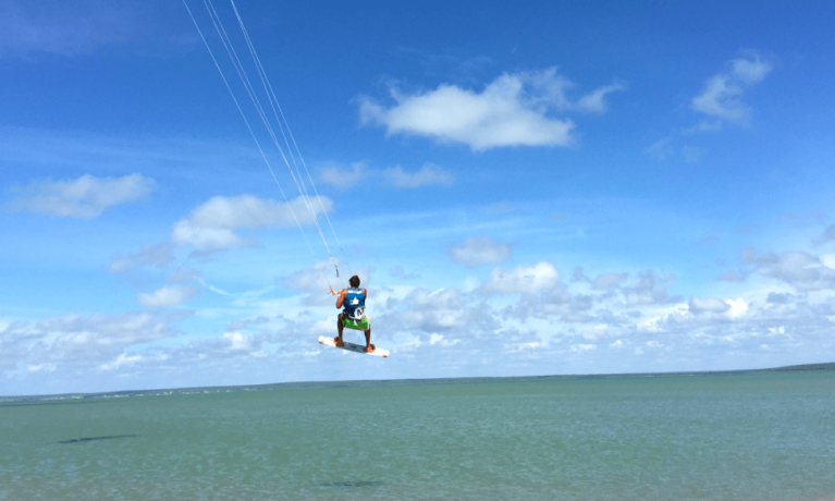 Kitesurf hopp. Sri Lanka