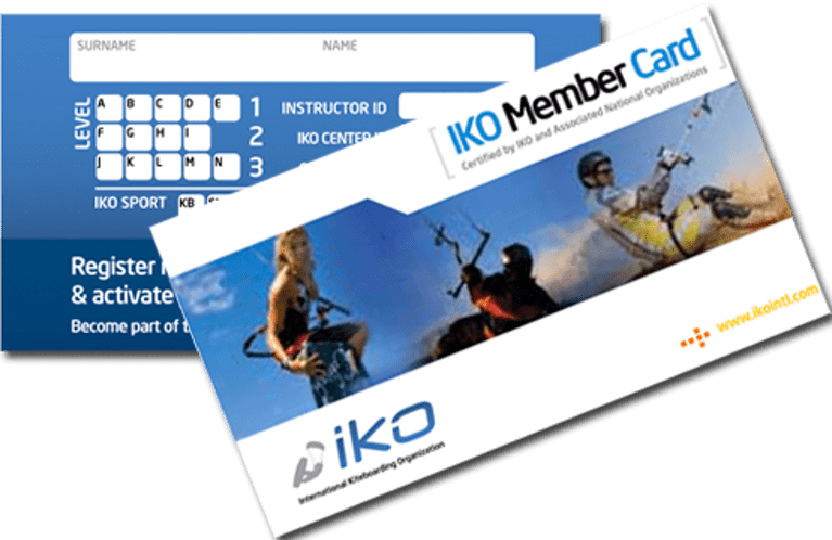 IKO certifikatet ditt internationella körkort för kitesurfing